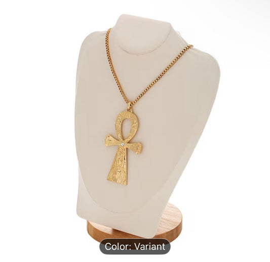 Ancient Egyptian Cross Pendant Necklace